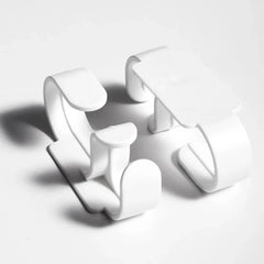 ELMAS Double Layer Wall Hanging Washbasin Hook Rack - Al Masam Stationery LLC