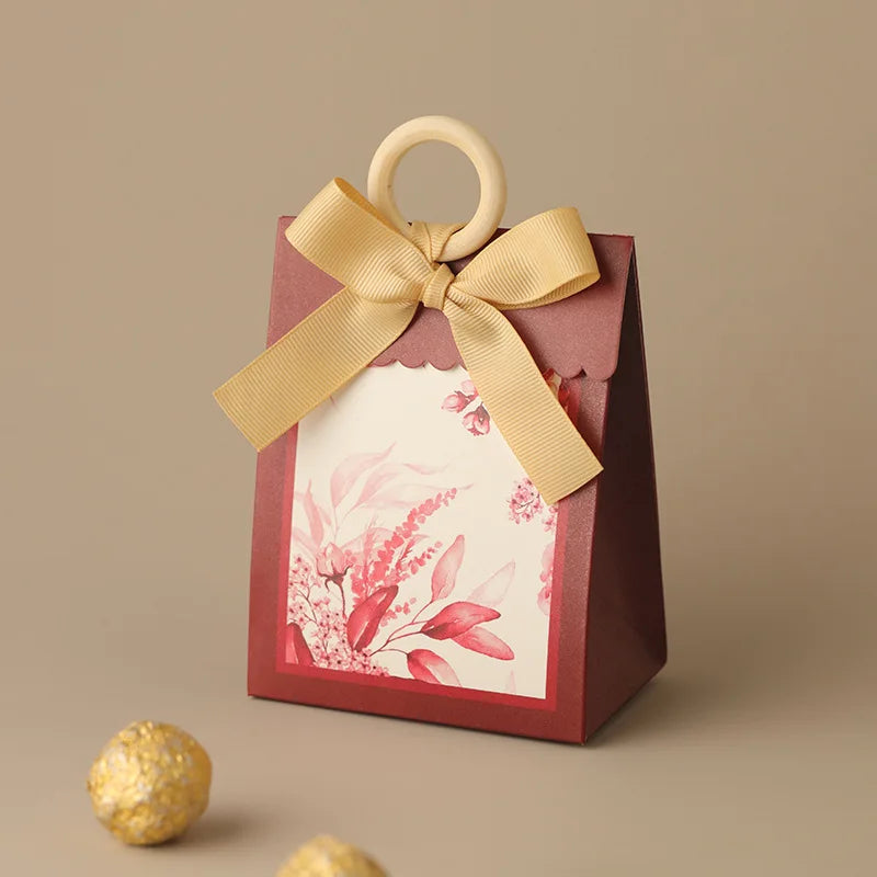 ELMAS Elegant 10/20/50Pcs Paper Gift Boxes With Ribbons - Al Masam Stationery LLC