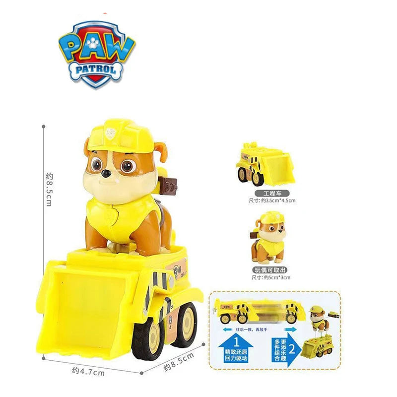 ELMAS Paw Patrol Action Figures Vehicle Car Kids Toy Gifts - Al Masam Stationery LLC