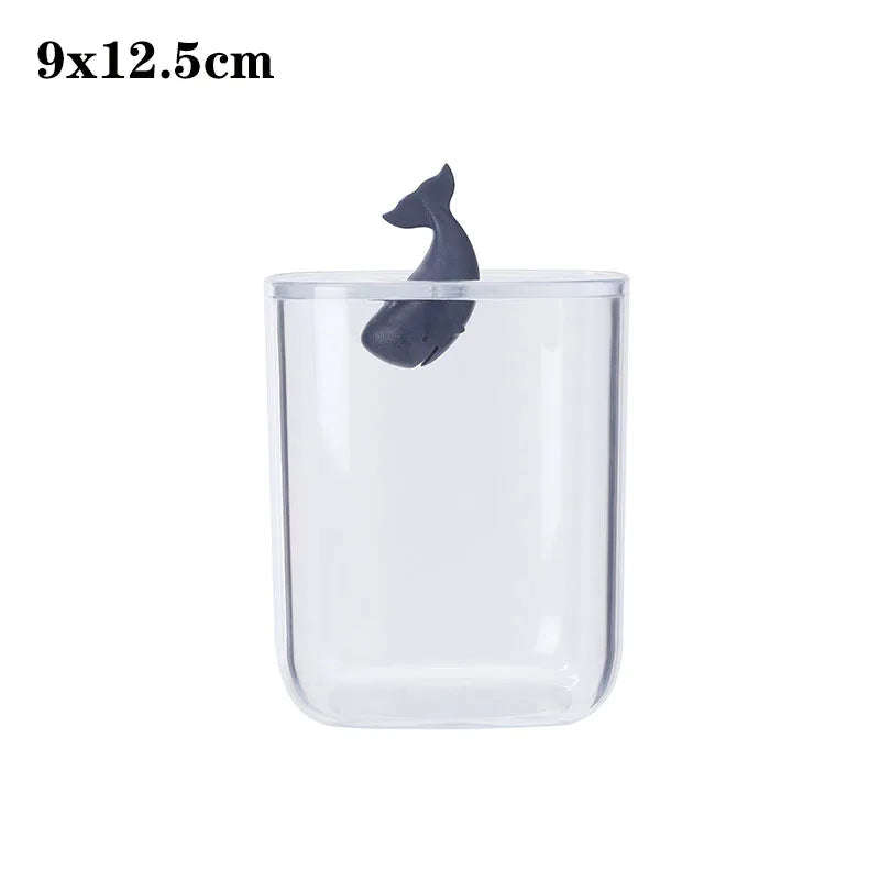 ELMAS Cotton Swab Organizer Bamboo Cover Acrylic Box - Al Masam Stationery LLC