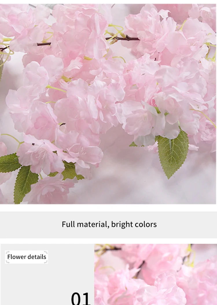 ELMAS Elegant Cherry Blossom Silk Branch Decor - Al Masam Stationery LLC