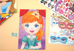 ELMAS Cute Cartoon Face Puzzle DIY Sticker Book Set - Al Masam Stationery LLC
