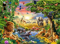 ELMAS Custom Photo 3D Cartoon Animal Wallpaper Kids Room - Al Masam Stationery LLC