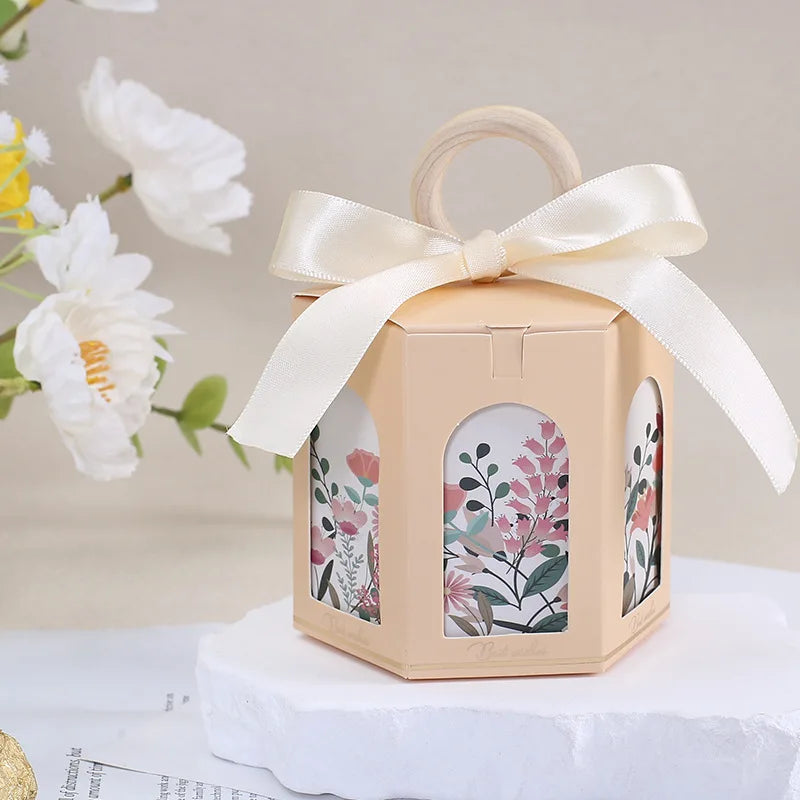 ELMAS Hexagon Flower Candy Gift Boxes for Kids Parties - Al Masam Stationery LLC