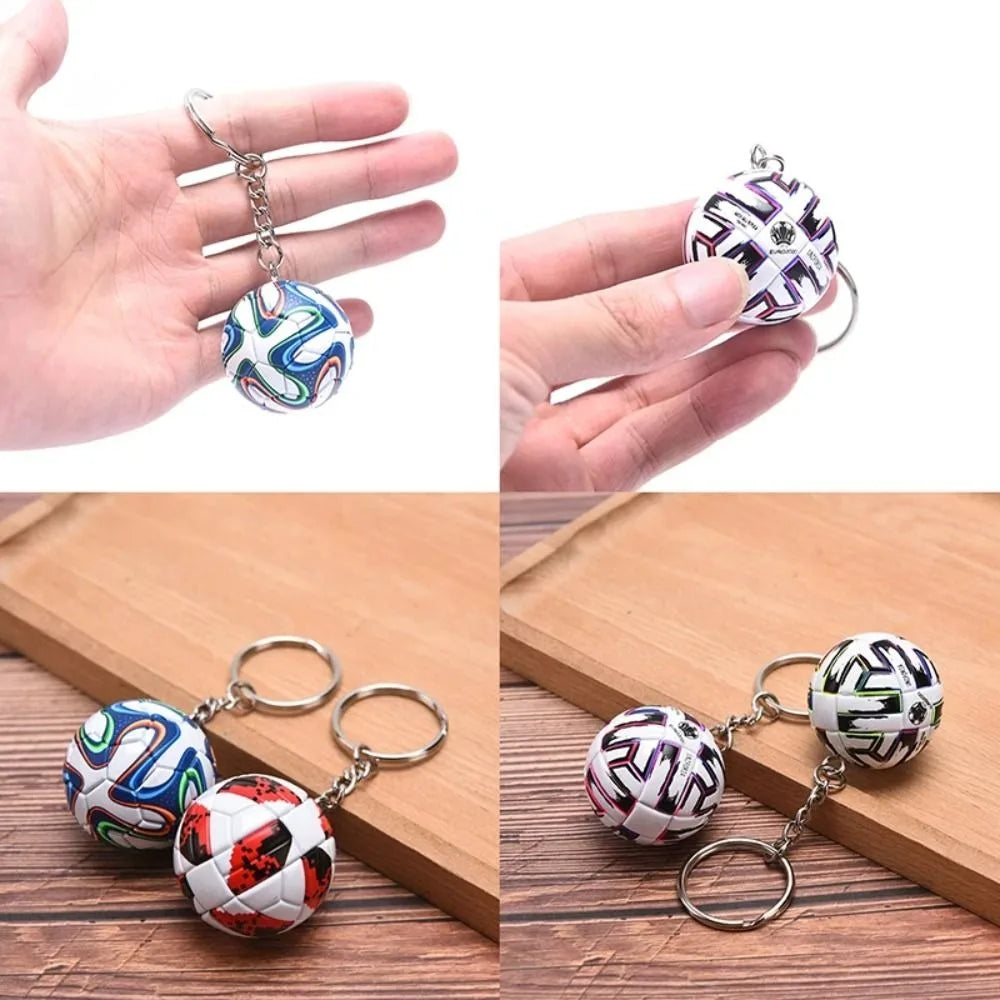 ELMAS Trendy Leather Football Keychain for Sports Lovers - Al Masam Stationery LLC