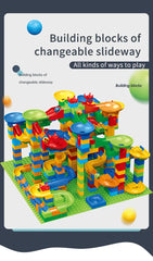 ELMAS Creative Marble Run Building Blocks Set