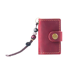 ELMAS Retro Cowhide Mini Notebook Pendant for Gifts