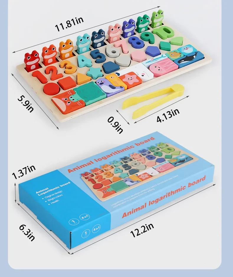 ELMAS: Montessori Educational Busy Board for Kids - Al Masam Stationery LLC