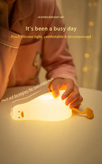 ELMAS Adorable Duck Night Light - Rechargeable & Safe