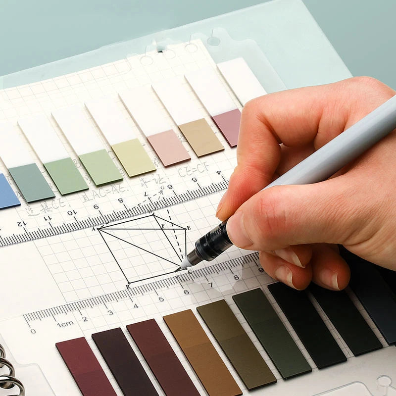 ELMAS Retro Morandi Sticky Notes Notepad School Supplies - Al Masam Stationery LLC