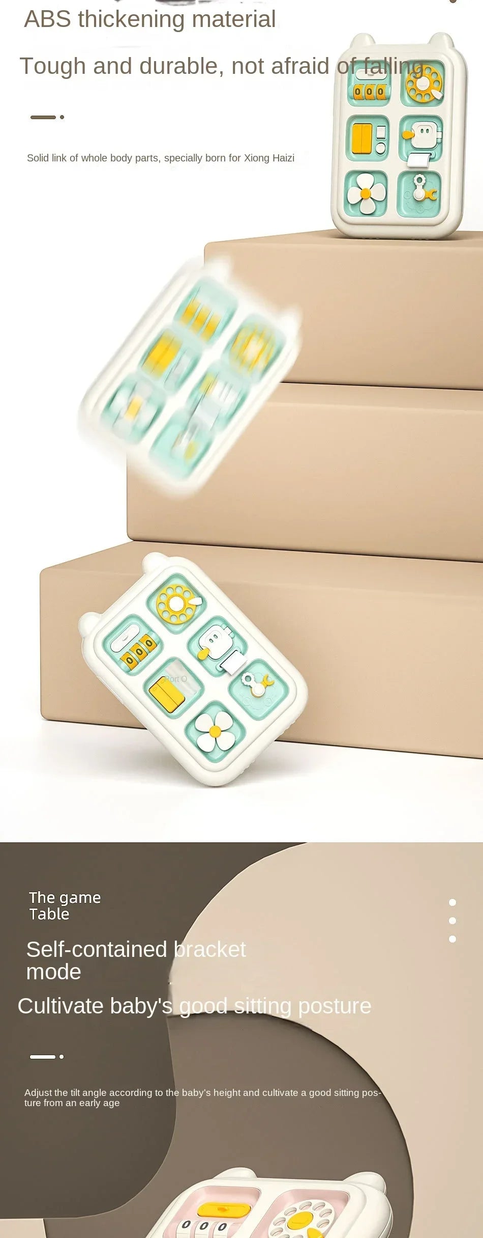 ELMAS - New 6 in 1 Montessori Sensory Busy Board - Al Masam Stationery LLC