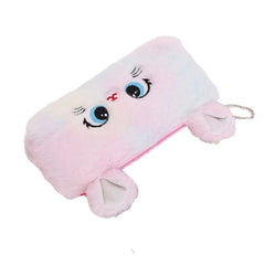 ELMAS Adorable Plush Cat Pencil Case for School Supplies