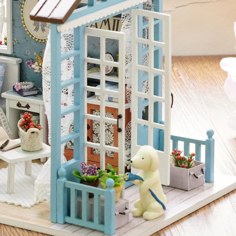 ELMAS Creative Miniature Dollhouse Kit with Furniture - Al Masam Stationery LLC