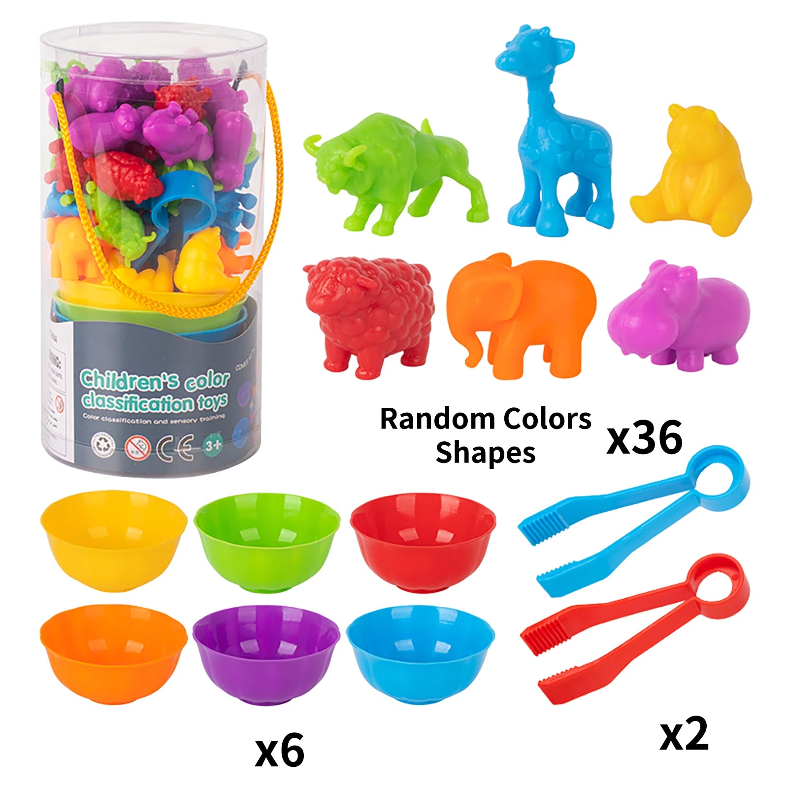 ELMAS: Counting Animal Models With Colorful Bowls - Al Masam Stationery LLC
