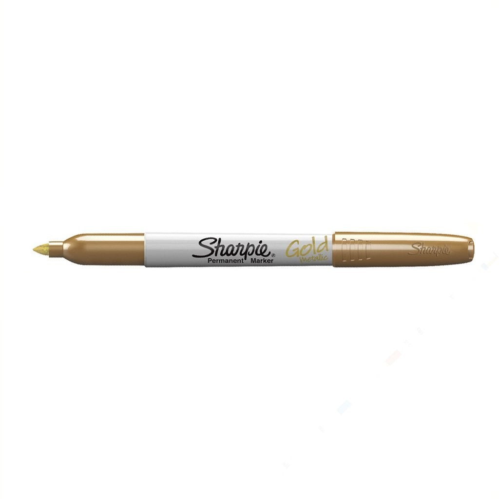 Sharpie Permanent Marker Metallic Gold - (SP-1891062) - Al Masam Stationery LLC Main image