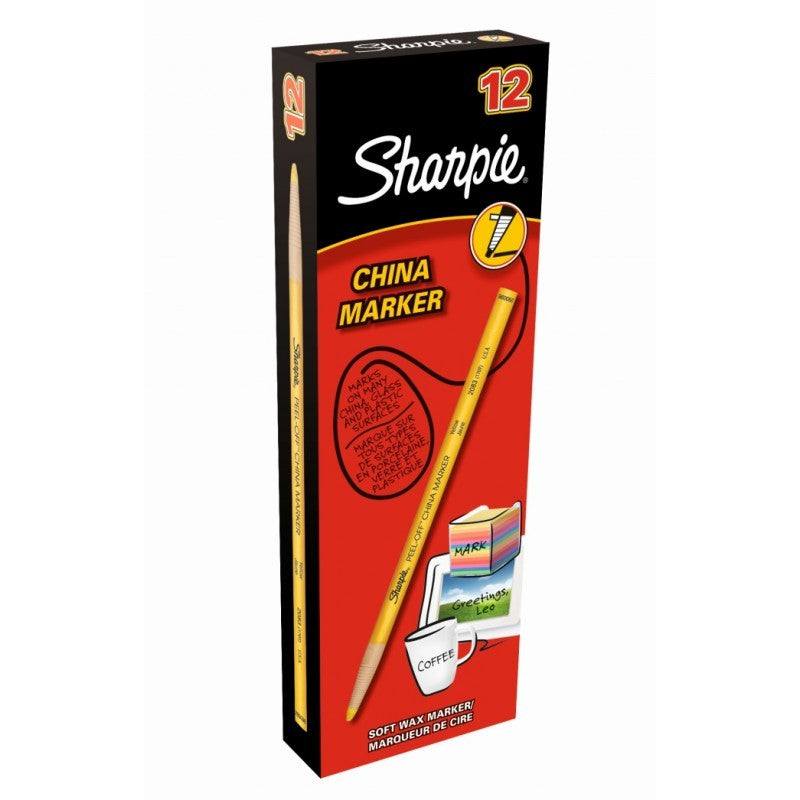 Sharpie China Marker Bullet Tip Yellow - Al Masam Stationery LLC Main image