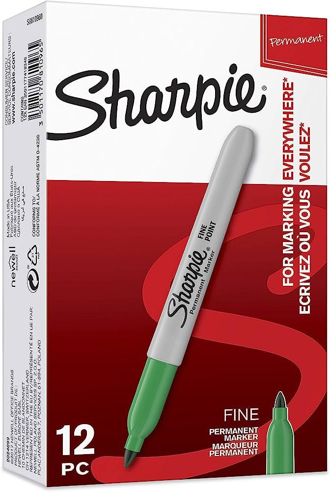 Sharpie Permanent Marker Fine Green - Al Masam Stationery LLC Main image