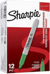 Sharpie Permanent Marker Fine Green - Al Masam Stationery LLC