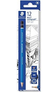 Staedtler Mars Lumograph Pencil 100-HB - Al Masam Stationery LLC Main image