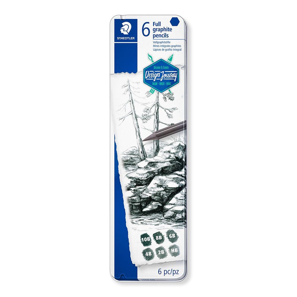 Staedtler Mars Lumograph Pure Graphite Set - Al Masam Stationery LLC Main image