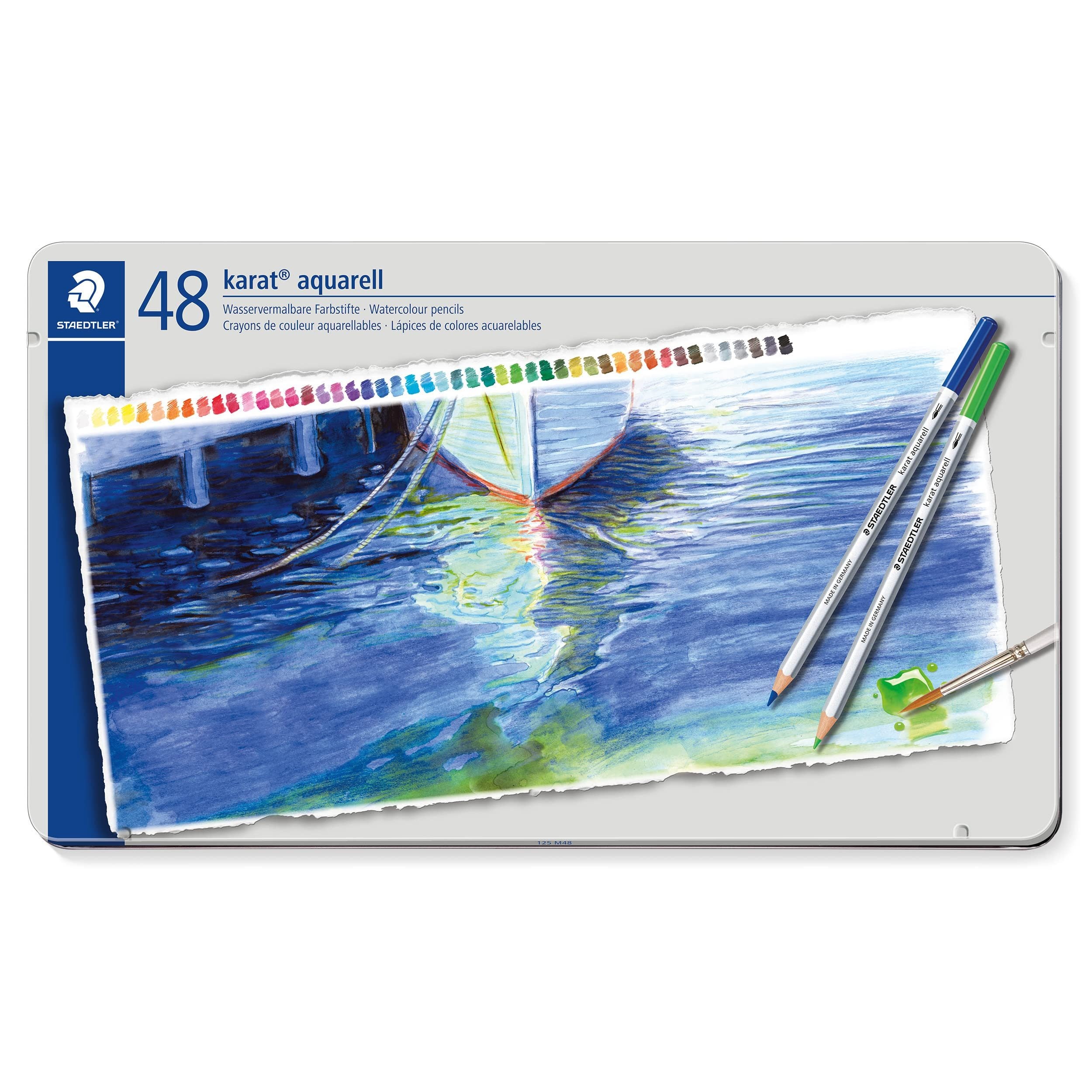 Staedtler Karat Aquarell Pencil Set 48pcs - Al Masam Stationery LLC Main image