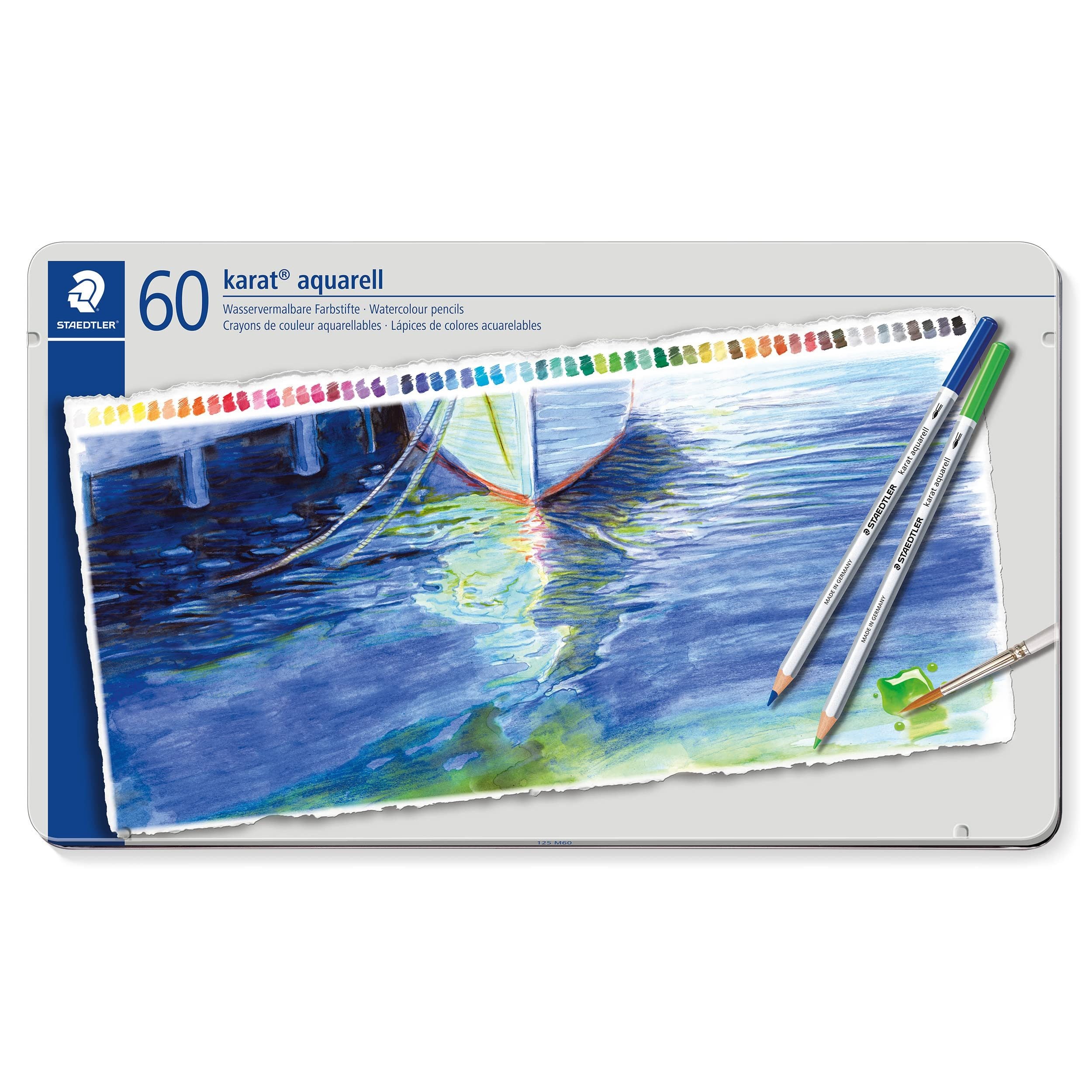 Staedtler Karat Aquarell Pencil Set 60pcs - Al Masam Stationery LLC Main image