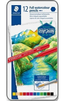 Staedtler Coloured Pencil Pure Colour Metal St 12c - Al Masam Stationery LLC Main image