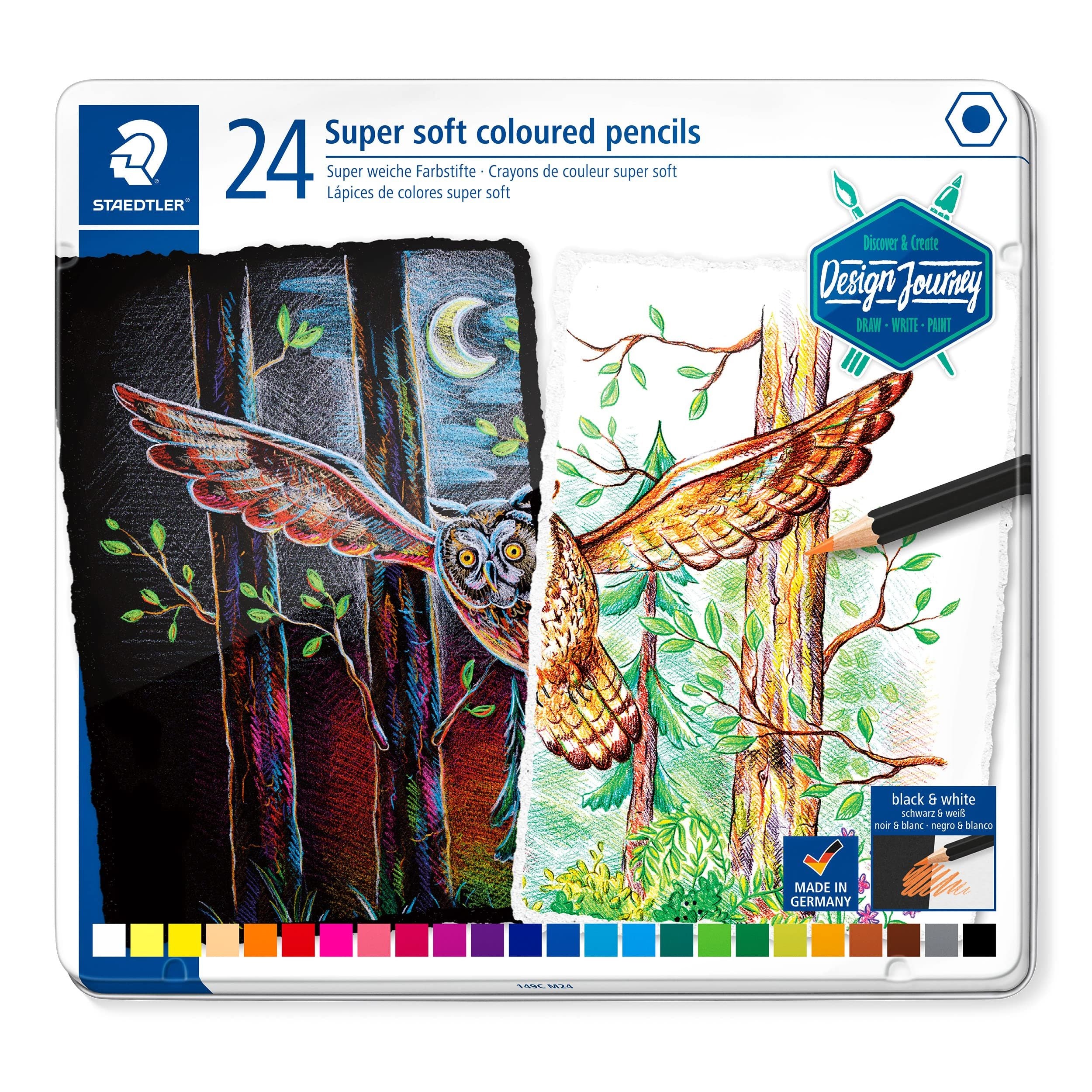 Staedtler 149C-M24 ColorPencils Super Soft Staedt Pc - Al Masam Stationery LLC Main image