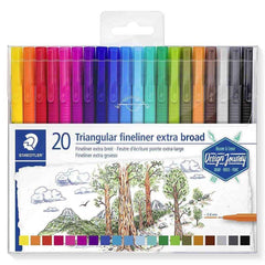 Staedtler 338-TB20C extra Triplus Fineliner Staedt Pc - Al Masam Stationery LLC