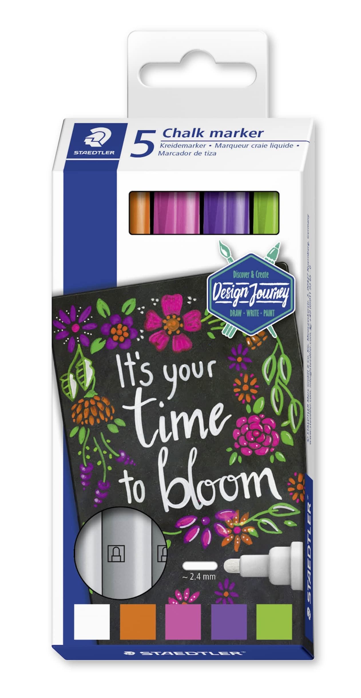 Staedtler 344-C05 Lumocolor Chalk Staedt Pac - Al Masam Stationery LLC Main image