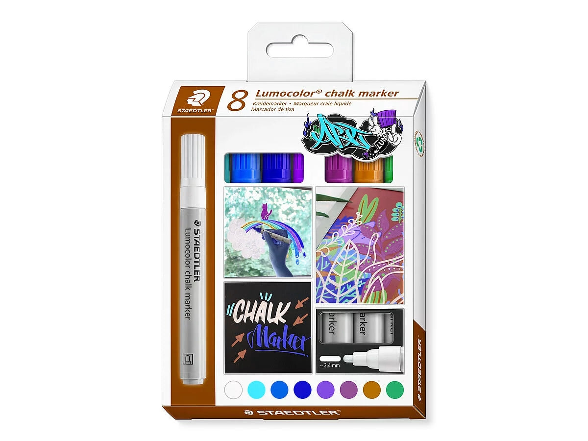 Staedtler 344-C08 Lumocolor Chalk Staedt Pac - Al Masam Stationery LLC Main image