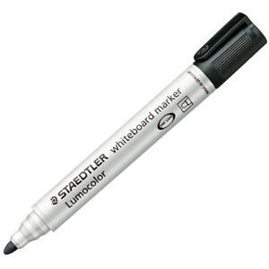 Staedtler White Board marker Bullet Tip Black - Al Masam Stationery LLC Main image