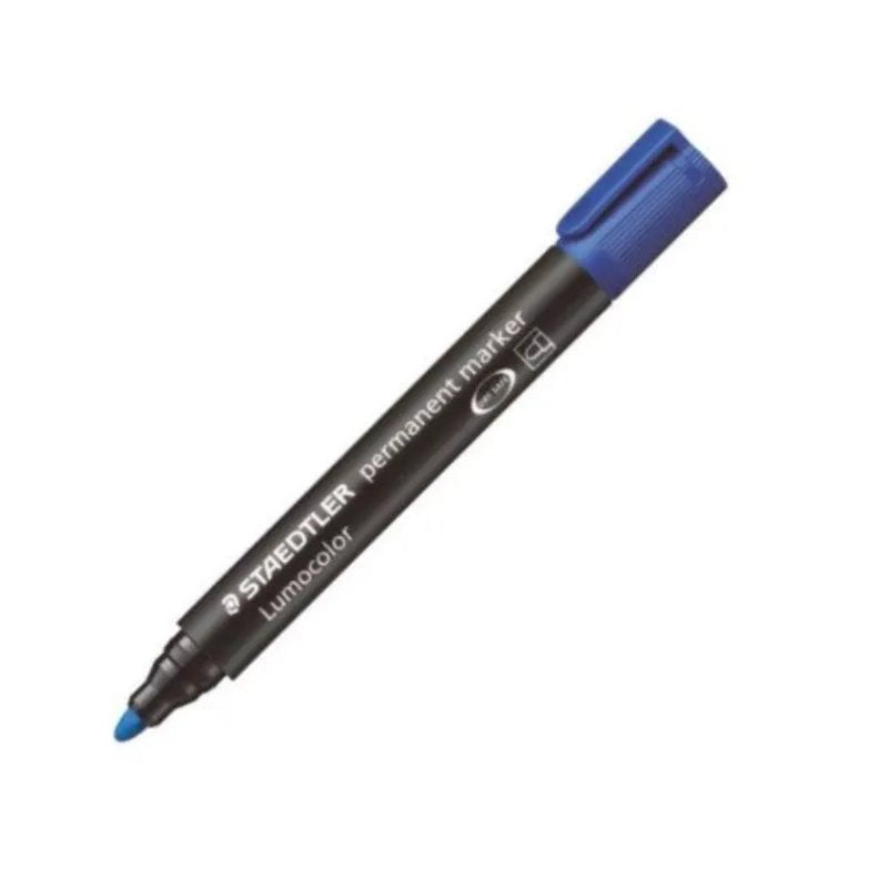 Staedtler Permanent marker Bullet Tip Blue - Al Masam Stationery LLC Main image
