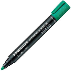 Staedtler Permanent marker Bullet Tip Green - Al Masam Stationery LLC