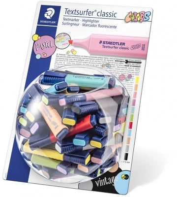 Staedtler Highlighter Pastel & Vintage Display Pack - Al Masam Stationery LLC Main image
