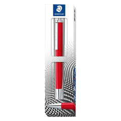 Staedtler Triplus Blue Ink Ballpoint Pen Red - Al Masam Stationery LLC