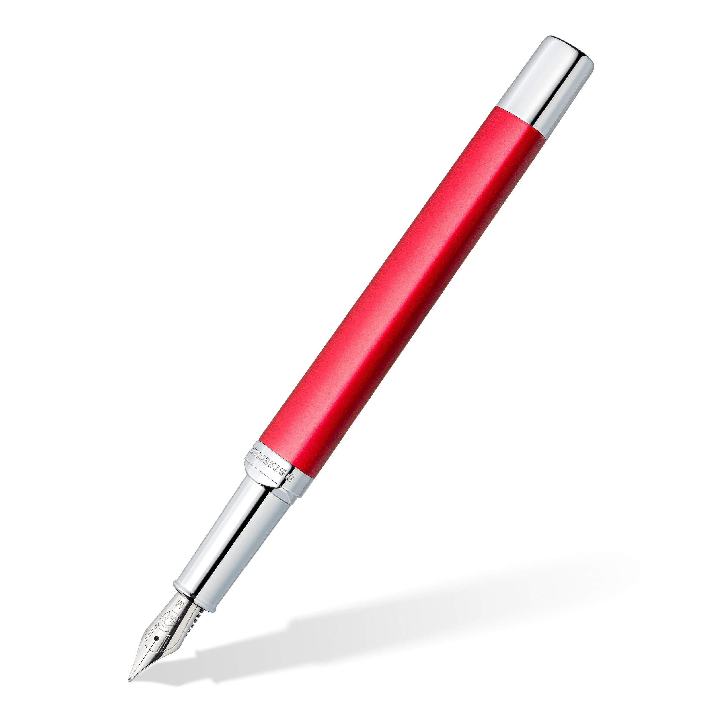 STAEDTLER Triplus 474 M02-3 Fountain Pen Red - Al Masam Stationery LLC Main image