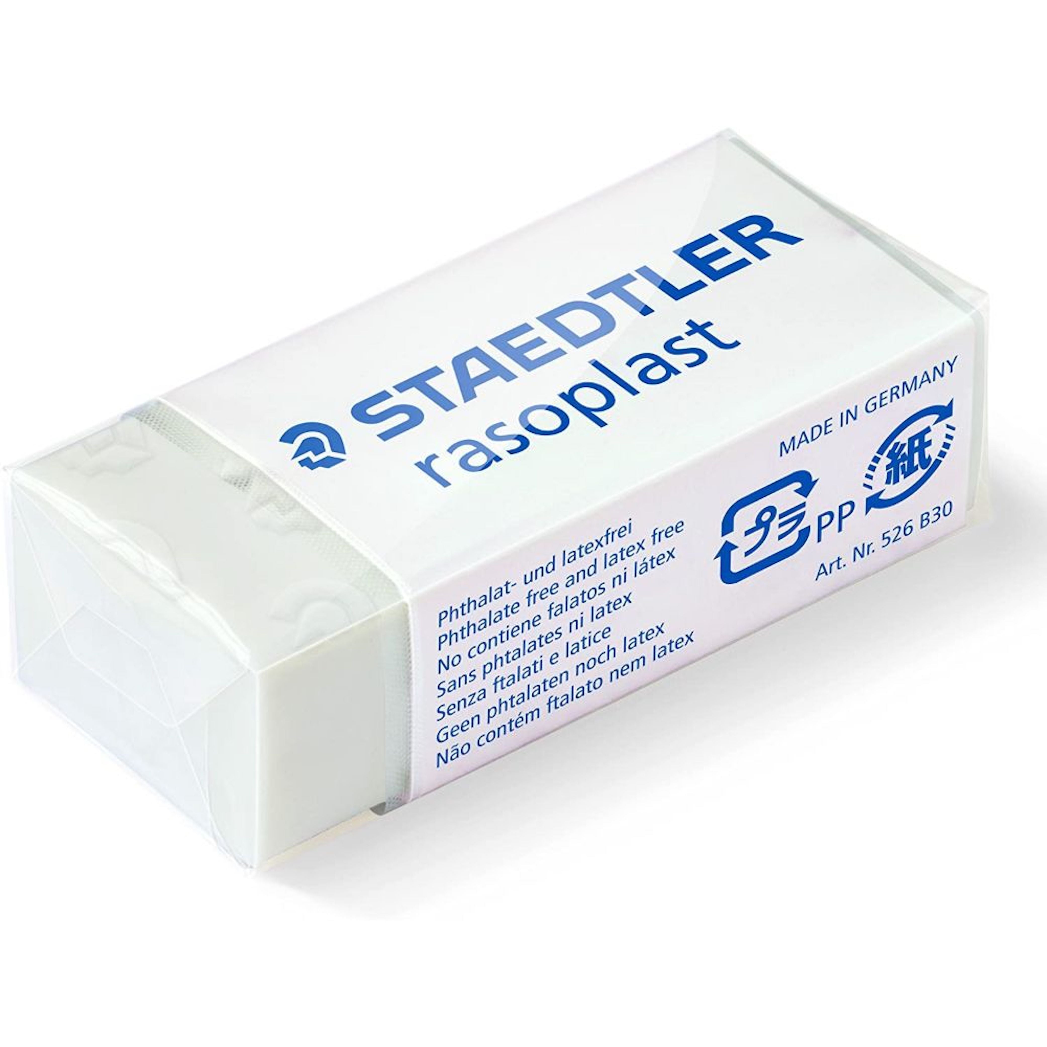 Staedtler Rasoplastc Blister Eraser White - Al Masam Stationery LLC Main image