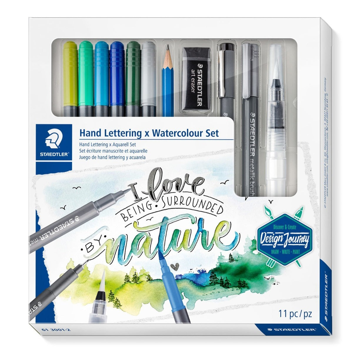 Staedtler DJ Hand Lettering + Watercolor Set - Al Masam Stationery LLC Main image