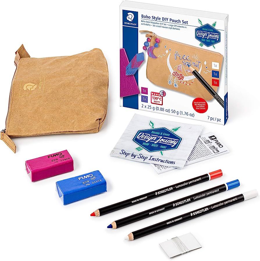 STAEDTLER 61 DJT4 Design Journey boho DIY pouch set - Al Masam Stationery LLC Main image