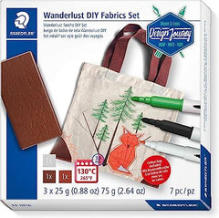 Staedtler DJ Wanderlust DIY Fabrics Bag Coloring Set - Al Masam Stationery LLC