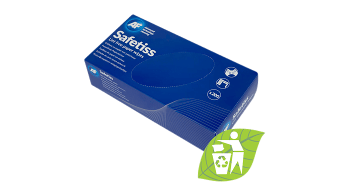 AF Safetiss STI200 – 200 Lint-Free Paper Wipes