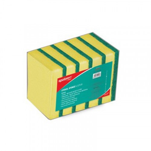 Spotzero Sponge Cleaning Cloth Pac 5pc - Al Masam Stationery LLC Main image