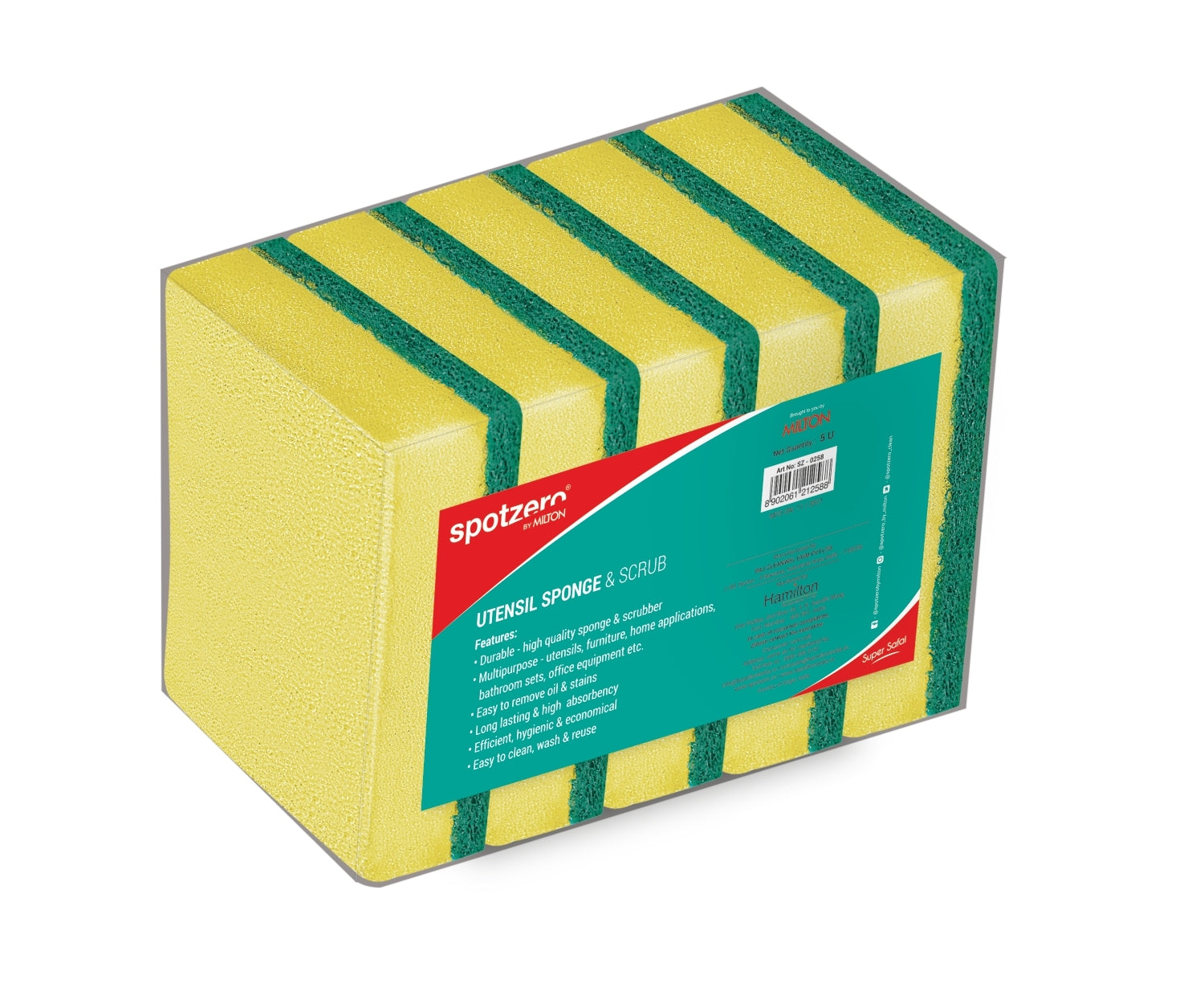Spotzero Sponge Scrub Pack - Al Masam Stationery LLC