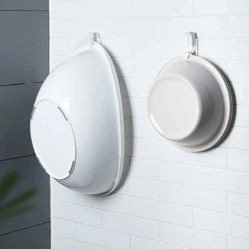 ELMAS Double Layer Wall Hanging Washbasin Hook Rack - Al Masam Stationery LLC