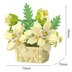 ELMAS Creative Flower Bonsai Building Block Set