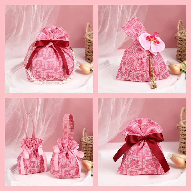 ELMAS Chinese Style Gift Bags For Wedding Favours 10/20Pcs - Al Masam Stationery LLC