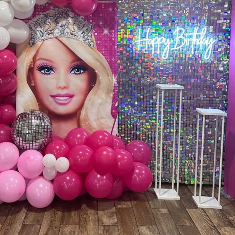 ELMAS 6/18/24Pcs 3D Square Sequin Backdrop Decor 30x30cm - Al Masam Stationery LLC