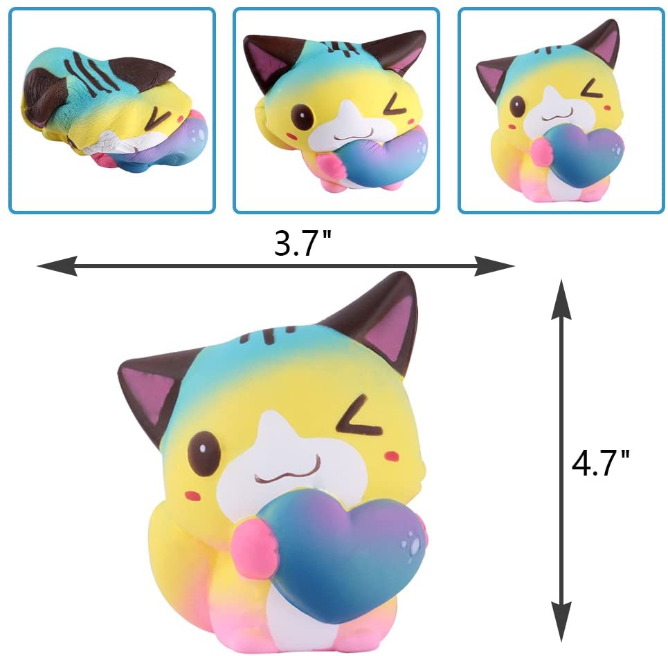ELMAS Jumbo Kawaii Animal Stress Relief Squishies - Al Masam Stationery LLC