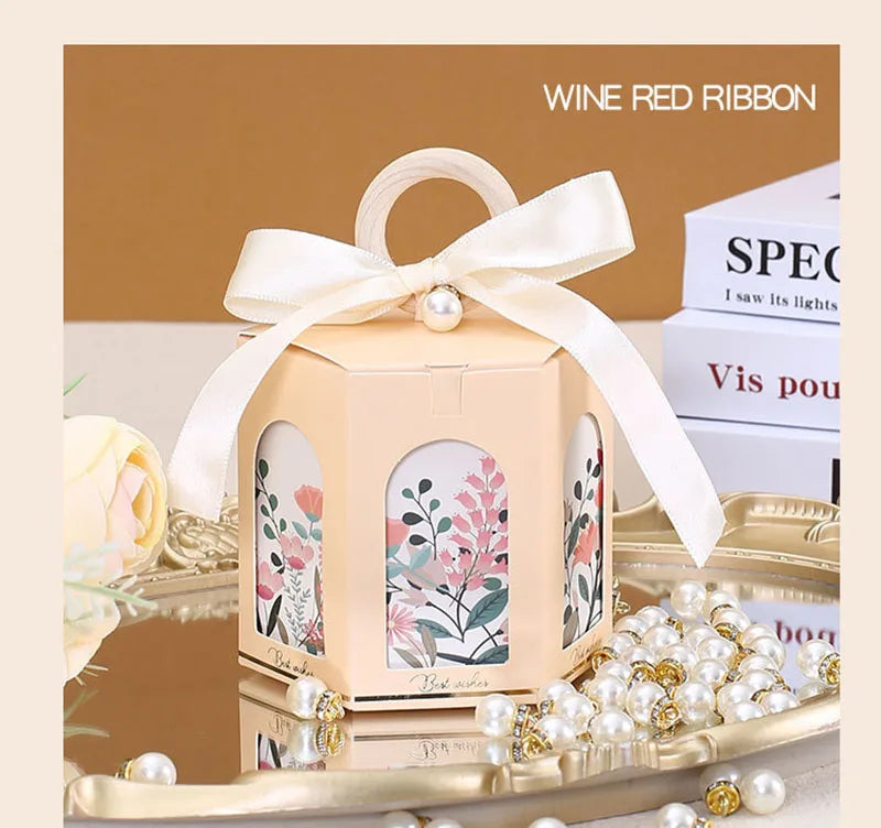 ELMAS Hexagon Flower Candy Gift Boxes for Kids Parties - Al Masam Stationery LLC